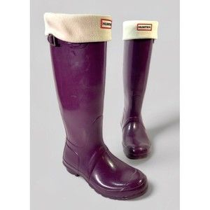 Hunter Purple Winter & Rain Boots